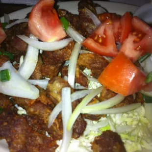 a plate of food