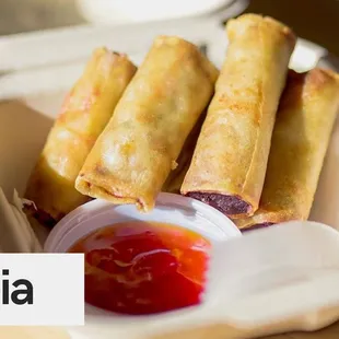 a close up of a plate of food