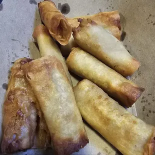 Lumpia...started eating before picture