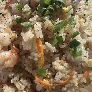 Shrimp fried rice