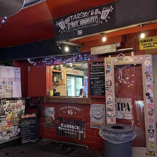 the front of the restaurant