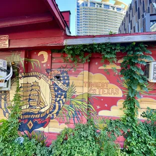 Nice paint job outside.