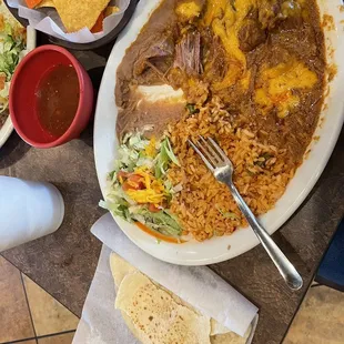 Carne Guisada plate