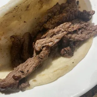 Tender Beef Fajita Taco