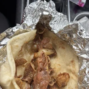 Tripas taco