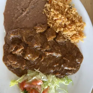Carne guisada plate