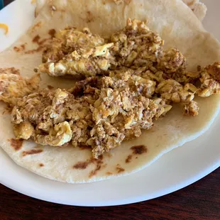 W chorizo and huevo