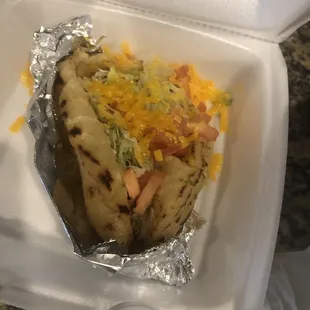 Puffy taco
