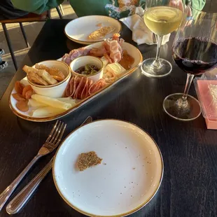 Cheese and meat tray