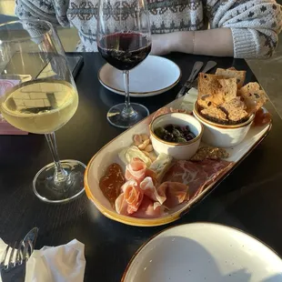 meat and cheese plate