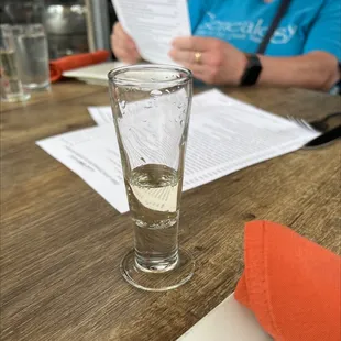 Complimentary champagne toast upon arrival. Very nice.