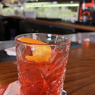 Negroni on special.
