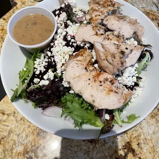 Roasted Beet Salad with chicken