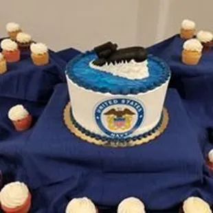 Military retirement cake. Congratulations and thank you for your service!