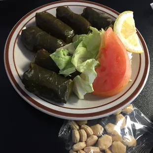 Stuffed grape leaves!