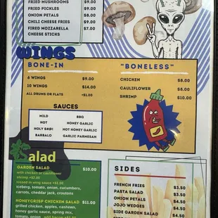 Menu page 2