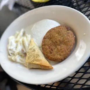 a plate of food