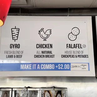 menus and prices
