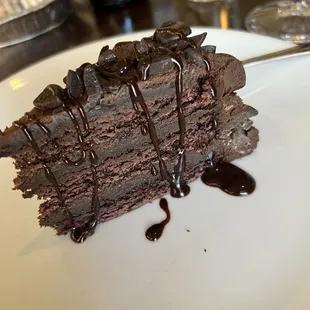 Triple chocolate cake