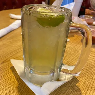 House margarita on the rocks