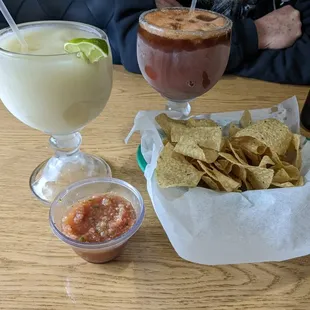 Margarita and michelada
