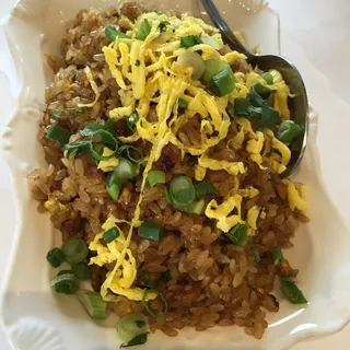 Stir-Fried Sticky Rice with Chinese Sausage