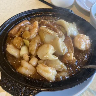 Seafood Combination and Braised Tofu