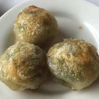 Pan-Fried Shrimp and Chive Dumplings