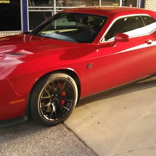 2015 Challenger SRT Hellcat - Xpel Paint Protection Film installed on Bumper.