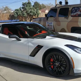 2016 Corvette Tinted in Pinnacle Ceramic &amp; Xpel Paint Protection Film installed
