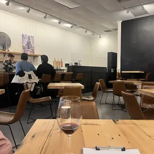 interior, sushi and sashimi