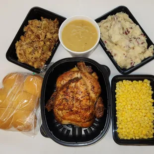 a variety of food items