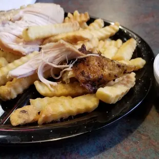 Rotisserie chicken dinner