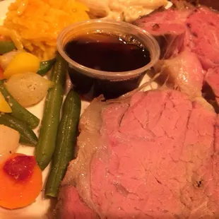 Saturday night prime rib buffet