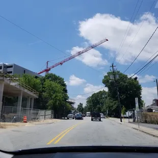 New growth in the area.  Count the cranes!