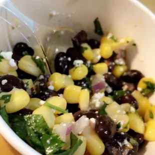 Black bean and corn salad