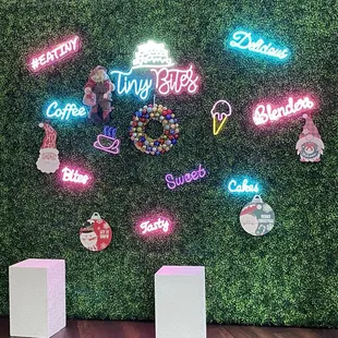 Cute photo wall for your selfies or pictures