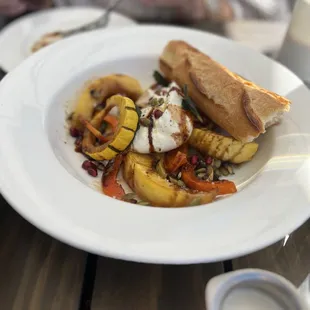 Burrata and squash. Delicious!
