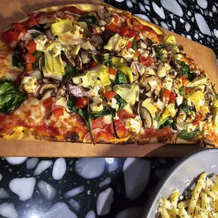 Verdue veggie pizza