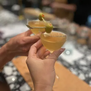 Tiny tini happy hour drink