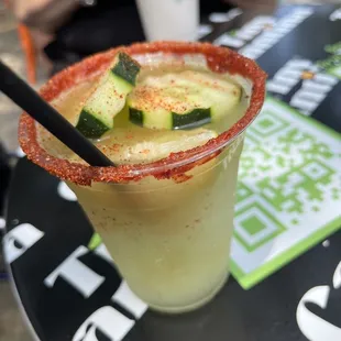Cucumber margarita