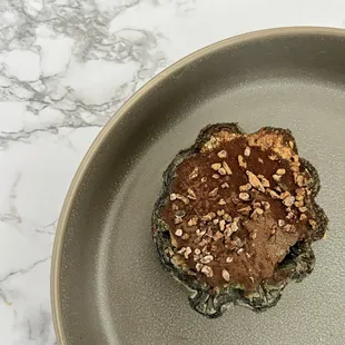 Charcoal Chocolate Tart | $5.75