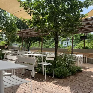 Outside Patio, amazing in the daytime.