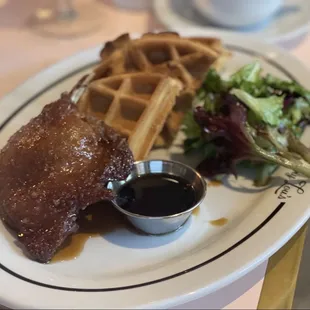 Duck Confit and Waffles