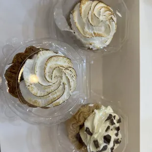 Chocolate Cream Pie, Key Lime Pie, S'mores Pie