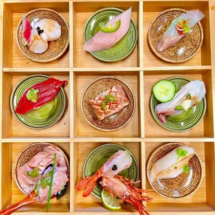 Omakase Nigiri  
Tiny Sushi - Oh Baby