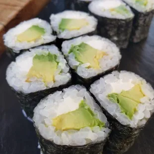 Kid loves Cream Chesse Avocado Maki.