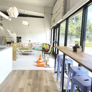 interior, sushi and sashimi