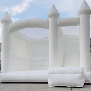 Wedding bounce house with slide