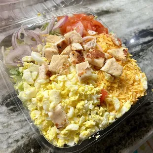 Giant grilled chicken salad